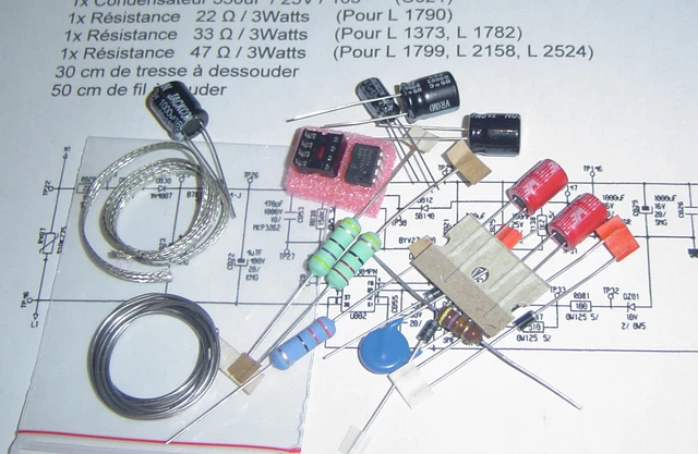 Kit De Réparation Pour Cartes Électroménager - Composants LNK305GN & Communs (Electrolux, Zoppas, AEG...)