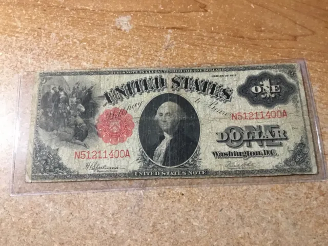 1917 SERIES WASHINGTON $1 DOLLAR United States Note-050523-0009