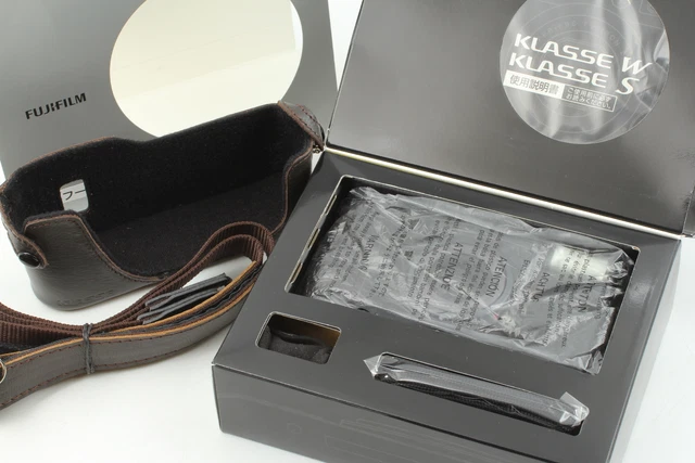 [Almost Unused in Box] Fuji Fujifilm KLASSE S Black Film Camera w/ Hood JAPAN