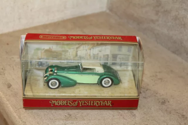 MATCHBOX MODEL OF Yesterday Y 16 1928 MERCEDES SS COUPE EUR 12 95