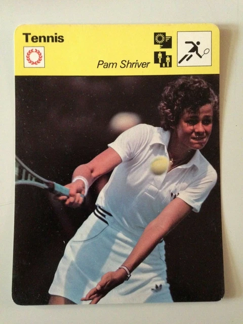 Carte Vintage Éditions Rencontre 1979 – Tennis : Pam Shriver, Collection Sport Rétro