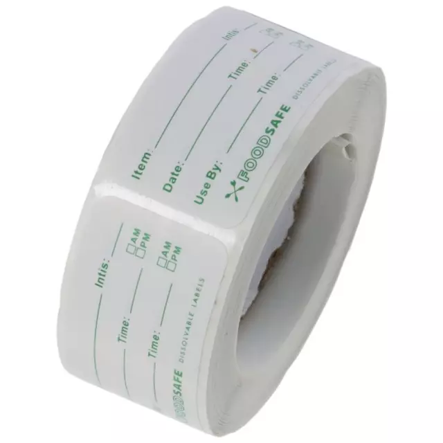 500 Labels Food Labels Dissolvable Food Label Stickers Widely Application