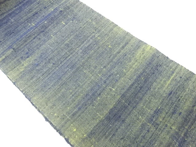 6879142: Japanese Kimono / Vintage Nagoya Obi / Mawata Tsumugi / Weave Pattern