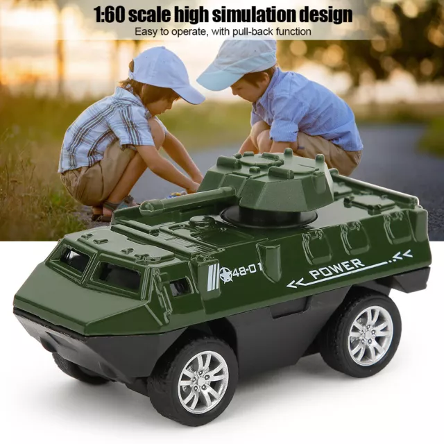 (A Pull Back Military Car Model) Toy Car Kid Toy Collection Alloy Kid Toy
