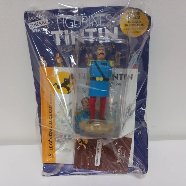 Figurine Tintin – Le Général Tapioca – Édition Officielle – Résine – N°108
