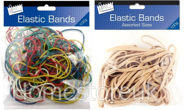 Hair Rubber Bands 50 Pack Assorted Color Colorful Rubber Bands For Hair