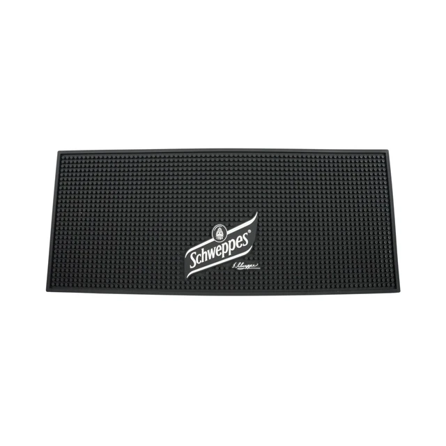 Schweppes Barmatte Gummi Antirutsch Bar Runner Mat Abtropf Matte Gläser Gastro