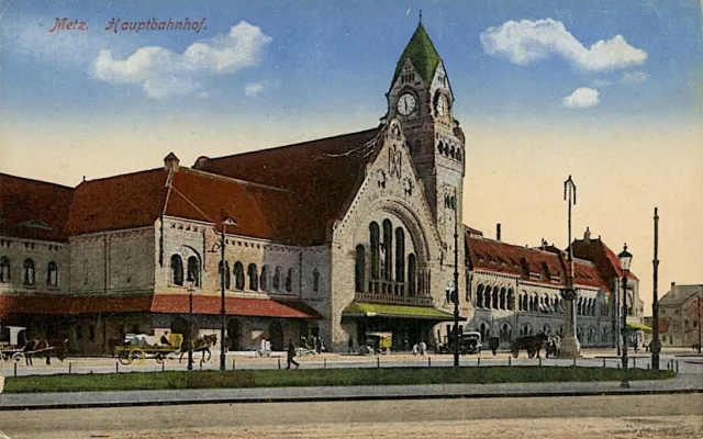 CPA 57 - Metz - Metz Central Station ((1918)