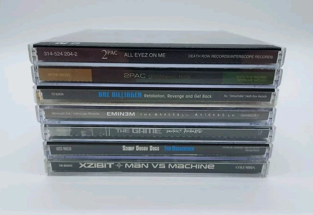 Rap Hip Hop Cd Lot 2pac Daz Dillinger Eminem The Game Snoop