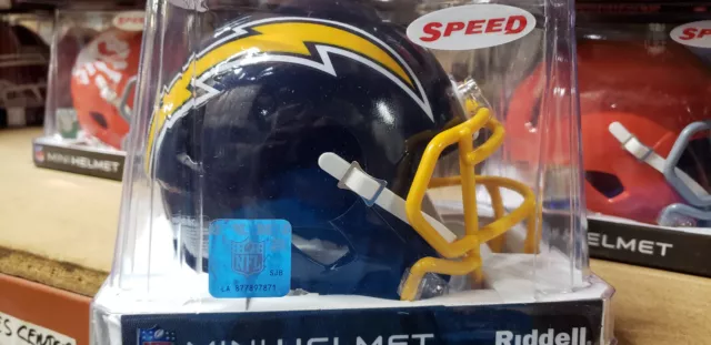 San Diego Chargers Yellow Mask Speed Throwback Mini Helmet Riddell New In Box