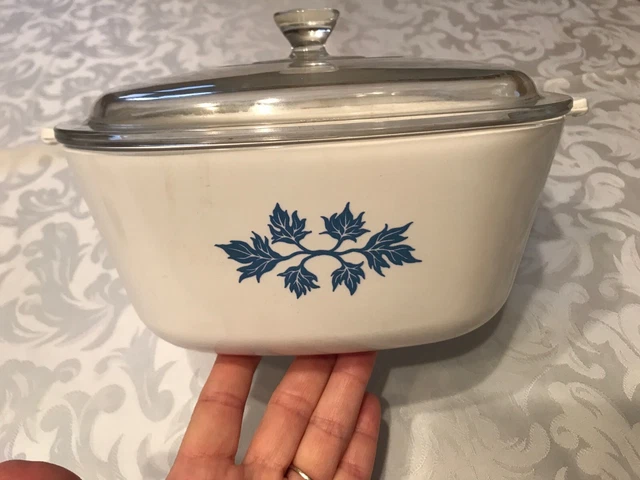 ANCIEN PLAT A gratin avec couvercle pyroflam vintage EUR 25,00