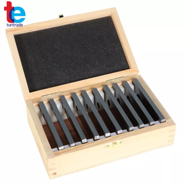 1/8 x 4" Precision Parallel Set 0. 001" Hardened Steel In Case Steel 10 Pair