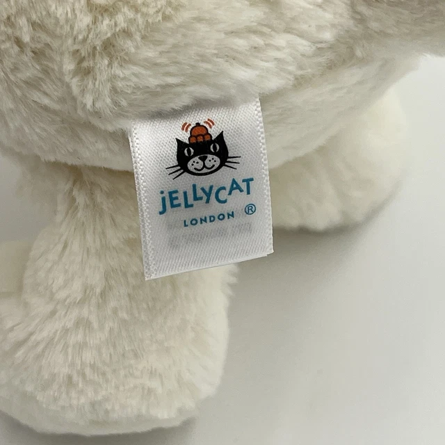 JELLYCAT BASHFUL CREAM White Bunny Small Medium 18cm Cuddly Toy Soft JELLYCAT BASHFUL CREAM White Bunny Small Medium 18cm Cuddly Toy Soft