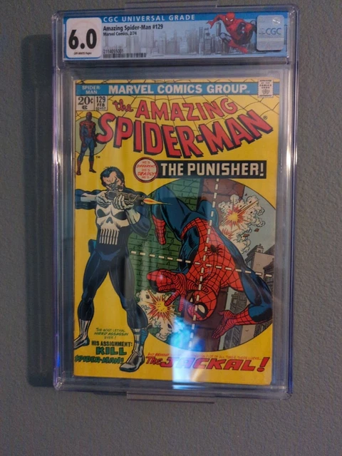 Amazing Spider-Man #129 CGC 6.0 New Spidey Label | First Punisher Appearance