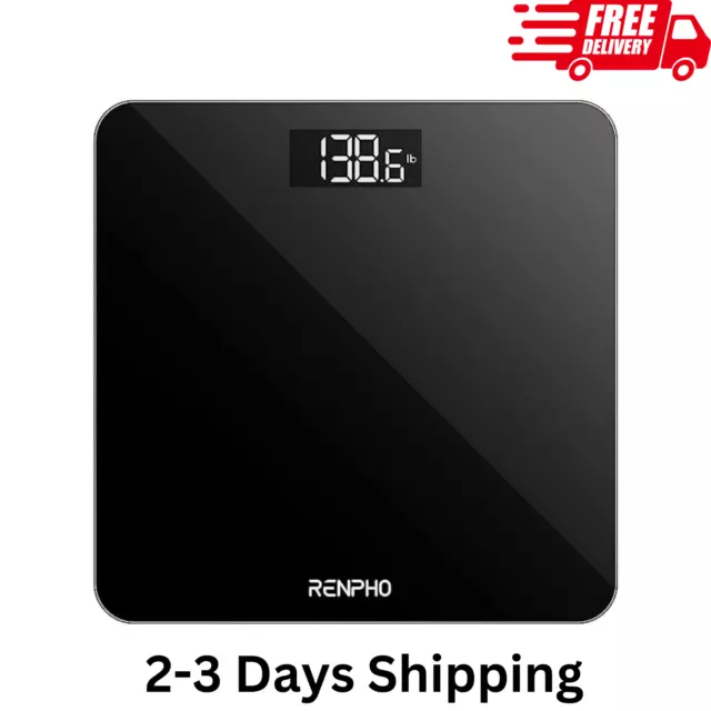 RENPHO Digital Bathroom Scales for Body Weight, Weighing Scale Electronic Bath