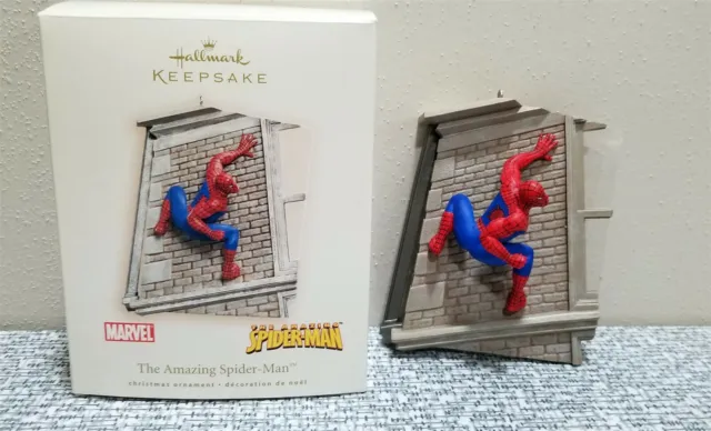 2007 Hallmark Keepsake Ornament Marvel The Amazing Spiderman