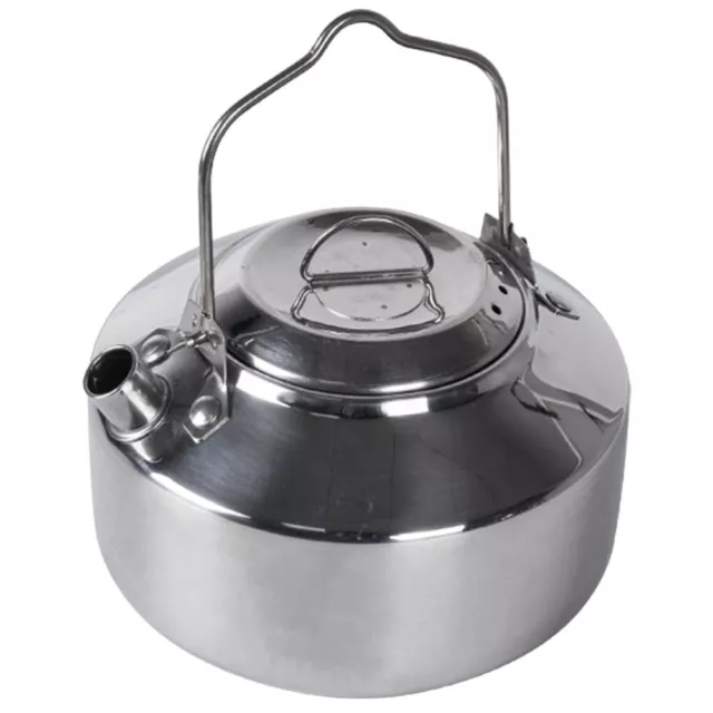 Stainless Steel Camping Kettle Outdoor Accessories Teakettle