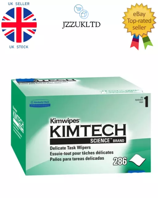 Kimberly-Clark Kimwipes 1-lagig zarte Aufgabe Tücher Gewebe (286er Pack)