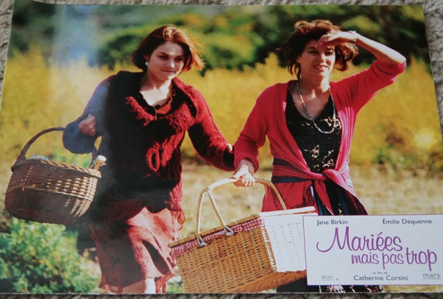 PHOTO EXPLOITATION CINÉMA Lobby card MARIEES MAIS PAS TROP J Birkin E