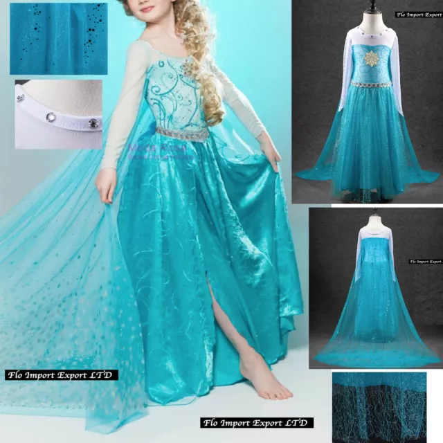 Frozen Máscara Vestido Carnaval Tipo Elsa Hasta Reina Traje 789007BE