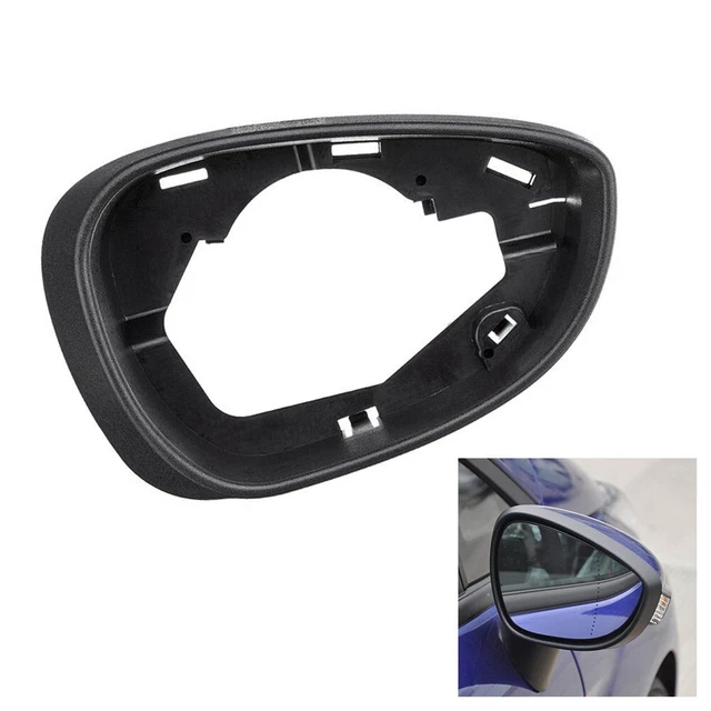 Telaio anteriore ABS plastica specchio auto durevole nero opaco pezzi di ricambio auto