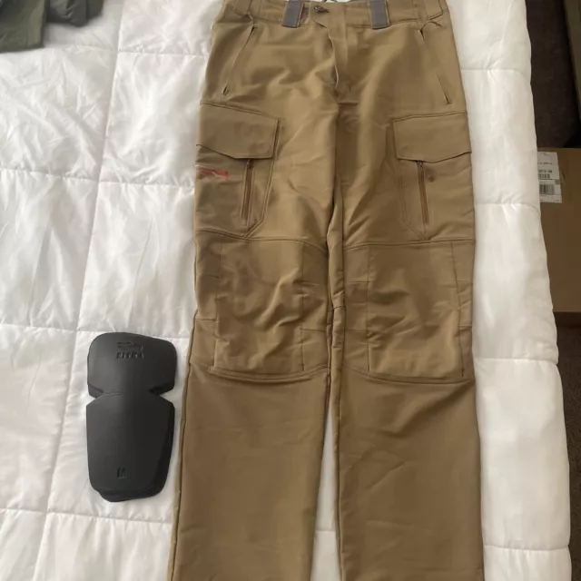 Sitka Men's 33 Mountain Windproof Water Repellent with Removable Knee Pads Pants