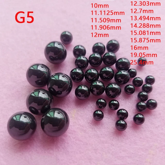 Si3N4 Siliziumnitrid Kugel 10mm-25.4mm Grade 5 G5 Lager Kugeln Keramik Kugeln