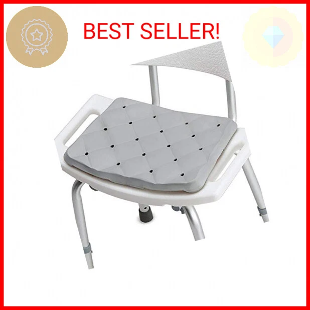 DMI Bath Seat Foam Cushion for Transfer Benches, Shower Chairs, Bath Chairs, Sta