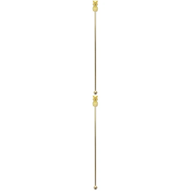 2 Pack Bâtonnets Bâtonnet À L'ananas Cuillères À Dessert Mixer