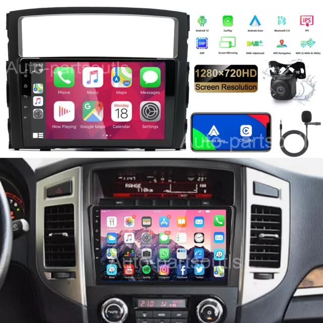 For Mitsubishi PAJERO 4 2006-2014 Android 13 Carplay Stereo Radio GPS Head Unit