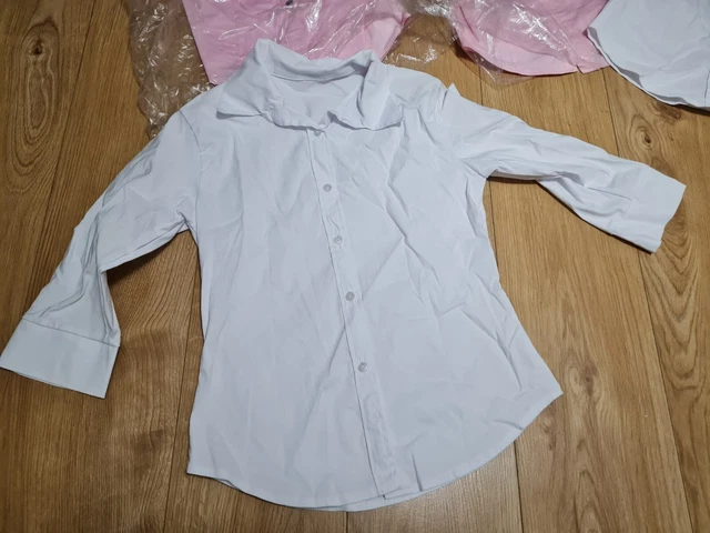 Pacchetto di vestiti per ragazza 14 anni 2 x top bianco + 2 top rosa 4x minigonna nera 5