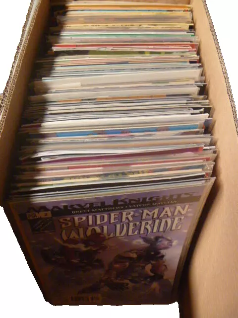 JOB LOT OF 100 x MARVEL, DC &  INDEPENDENT COMICS.