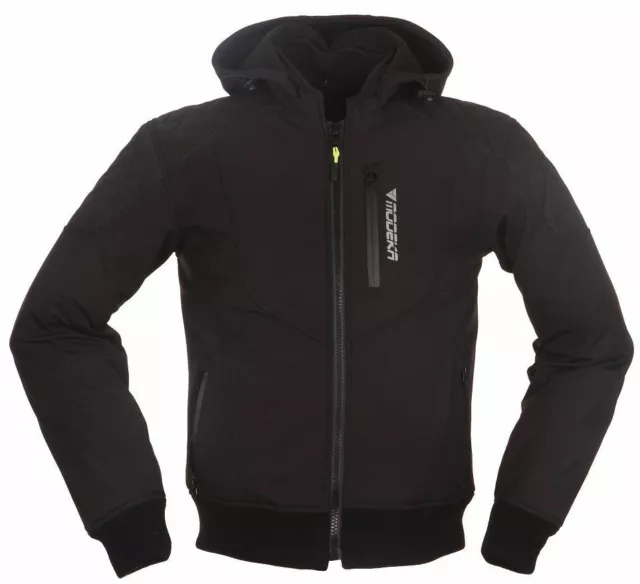 Modeka Clarke Softshell Motorradjacke Gr. 4XL - Schwarz