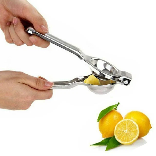 Presse-agrumes Manuel Haofy - Pour Citron, Lime, Agrumes - Poignée Ergonomique Longue - Acier Inoxydable Doré - Rendement élevé