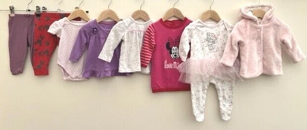 Baby Girls Bundle Of Clothing Age 3-6 Months Disney Gap M&S