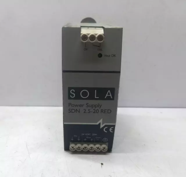 Sola /Hevi-Duty SDN 2.5-20 RED Power Supply 24Vdc 20A