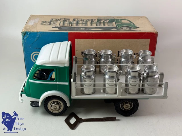 Jouet Ancien Cij 6/25 Renault 2.5T Bache Coffret 3 En 1 Multicamion 1960