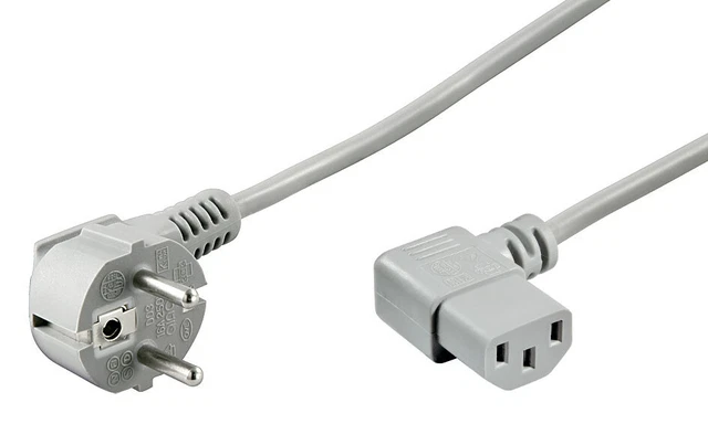 3x Cavo di Alimentazione; NK 102 G-200 2m GRIGIO
