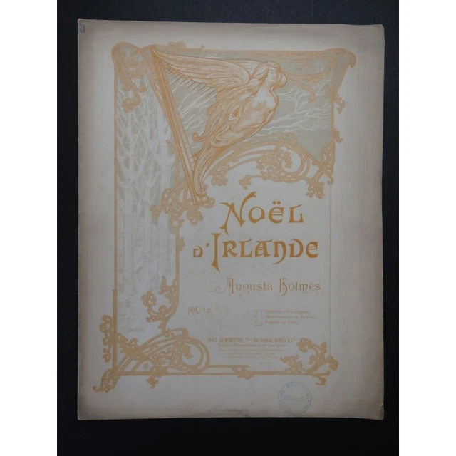 HOLMÈS Augusta Noël d'Irlande Chant Piano ca1897 2