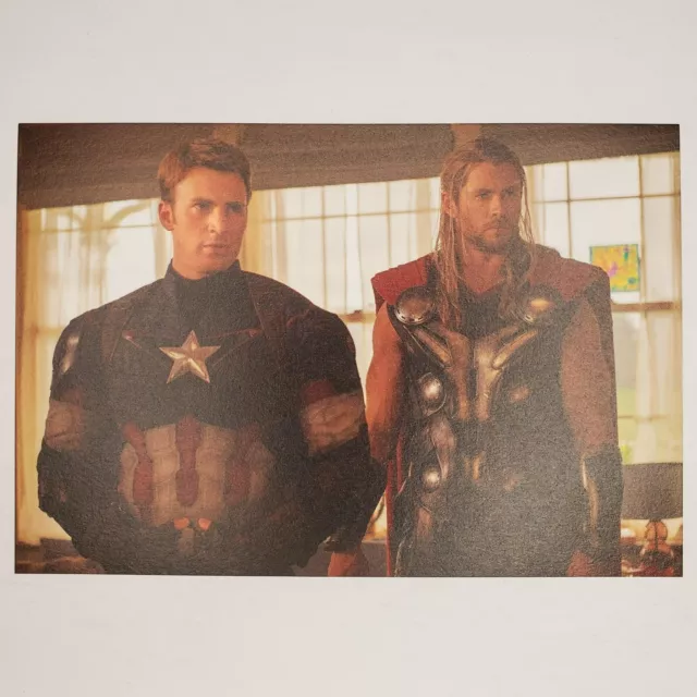 Avengers Age of Ultron Postcard Marvel MCU Thor Captain America Steve Rogers