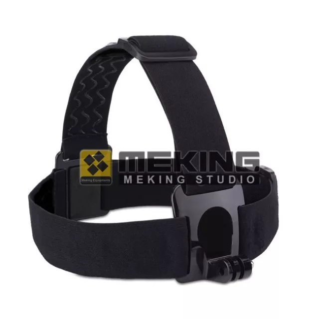 Arnés elástico ajustable correa de cabeza diadema montaje cinturón casco para GoPro 5 4 3