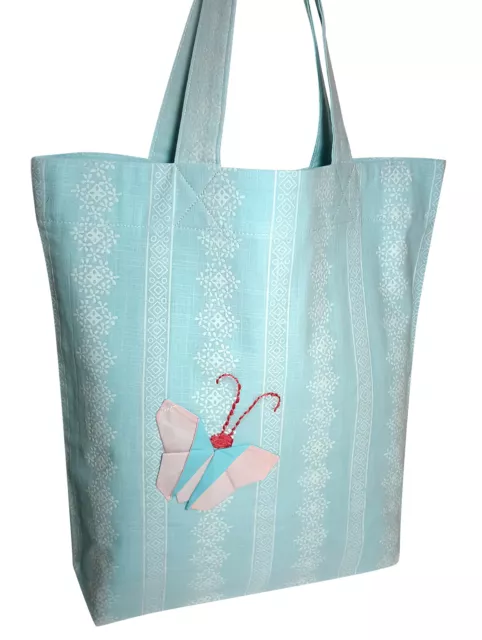 Handmade High Quality Fabric Tote Bag, Shopping Bag, Diaper Bag Travel Bag