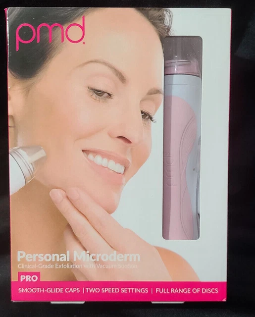 ❤PMD Personal Microderm Pro dispositivo de microdermabrasión en el hogar - nuevo y rosa ❤