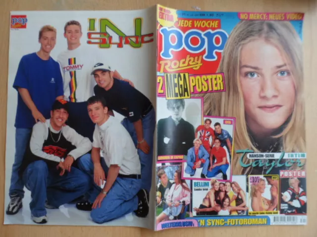 POP ROCKY 31 - 23.7. 1997 (1) Taylor Hanson  'N Sync-Fotoroman Leonardo DiCaprio