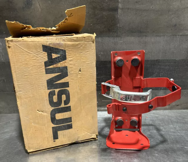 NOS Ansul 14228 Model 10, Red Line 10lb Fire Extinguisher Vehicle Bracket
