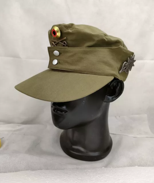 VNTG WW2 GERMAN AFRIKA KORPS OFFICERS FIELD CAP size62 Reenactment ...