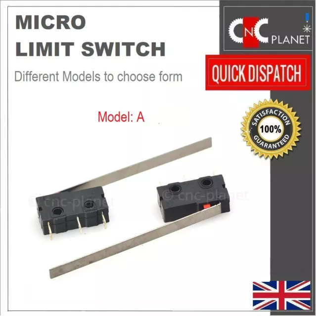 Limit Switch Long Curved Roller Lever 250V 5A Snap Action Micro Limit Switches 2