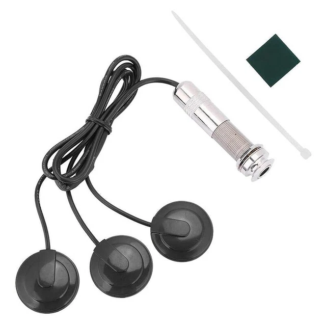 Guitar Pickup 3x Piezo Pickup Transducer for Acoustic Guitar Ukulele Mandolin f