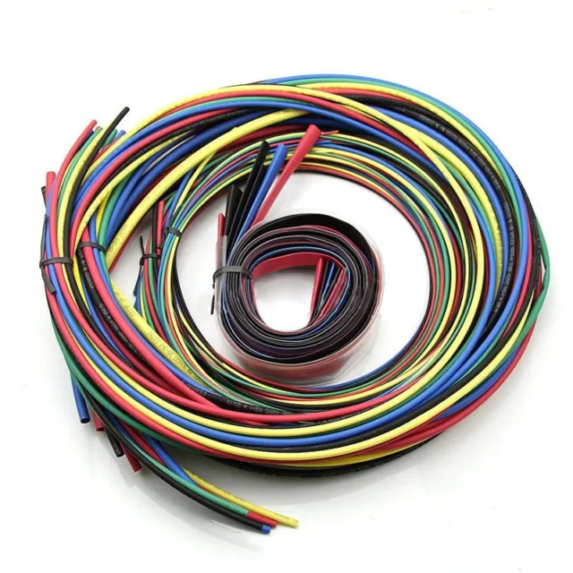 2X 55M/Kit Heat Shrink Tubing 11 Sizes Colourful Tube Sleeving Wire Cable 6 K5J6 2