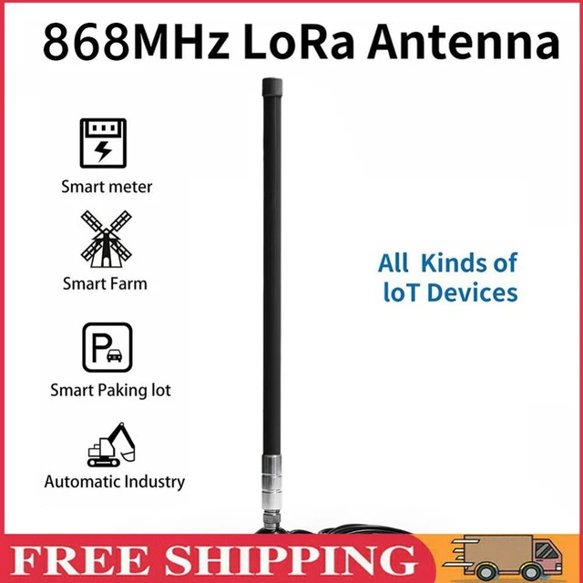 5dBi 858-878MHz for Helium Hotspot Miner Antenna+Magnet Base (55cm Black)